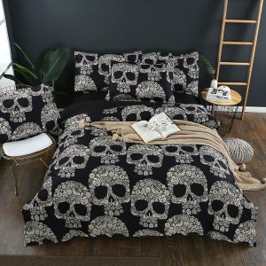 Bedding Home Textile Set Quilt Cover 3D Skeleton Luxury Duvet Cover
