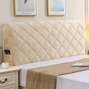 Household Plain Color Full Coverage Bedside Dust Cover Bedside Cover